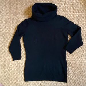 Benetton 3/4 Sleeve Cowl Neck Sweater